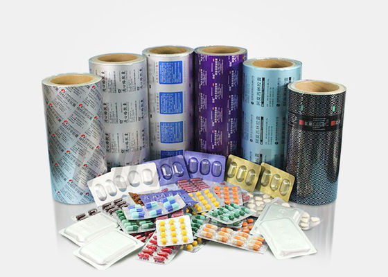 مواد التغليف الصيدلانية Alu 20 Micron PTP Blister Foils