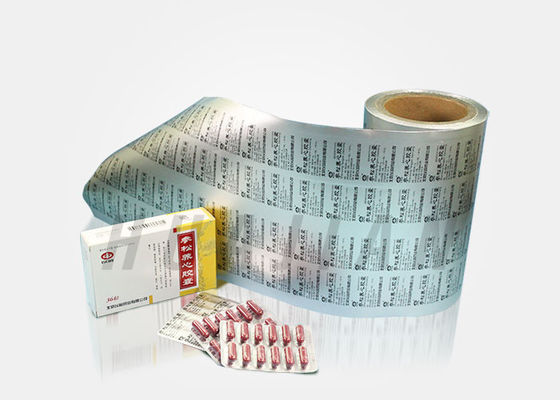 رقائق تغليف الأدوية Alu Thickness 20 Micron PTP Blister Foils Alu Foil