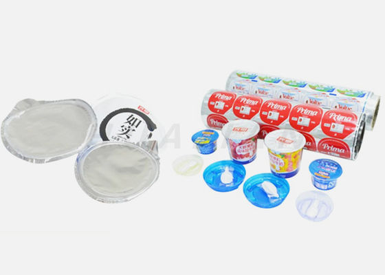 76mm PP سهلة التقشير رقائق الألومنيوم Lidding لكأس اللبن PP PS PE PVC